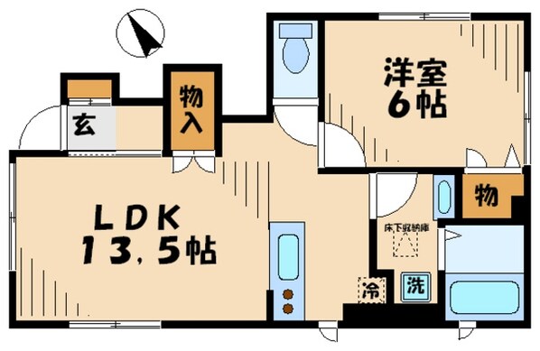 ブリーズKの物件間取画像